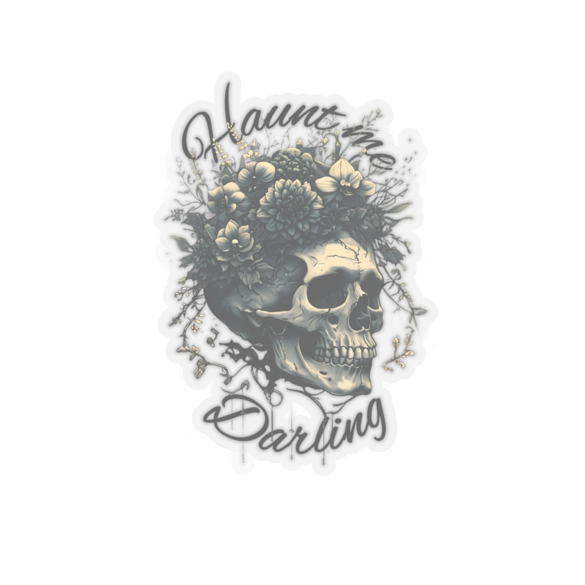 Haunt me Kiss-Cut Sticker