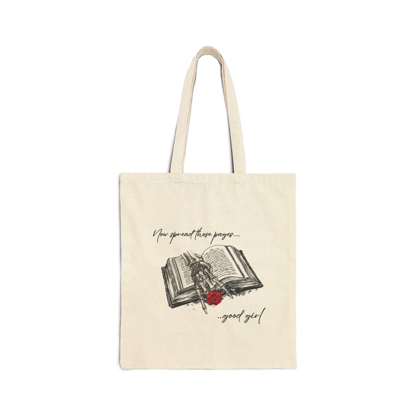 Spread those pages Cotton Canvas Tote Bag