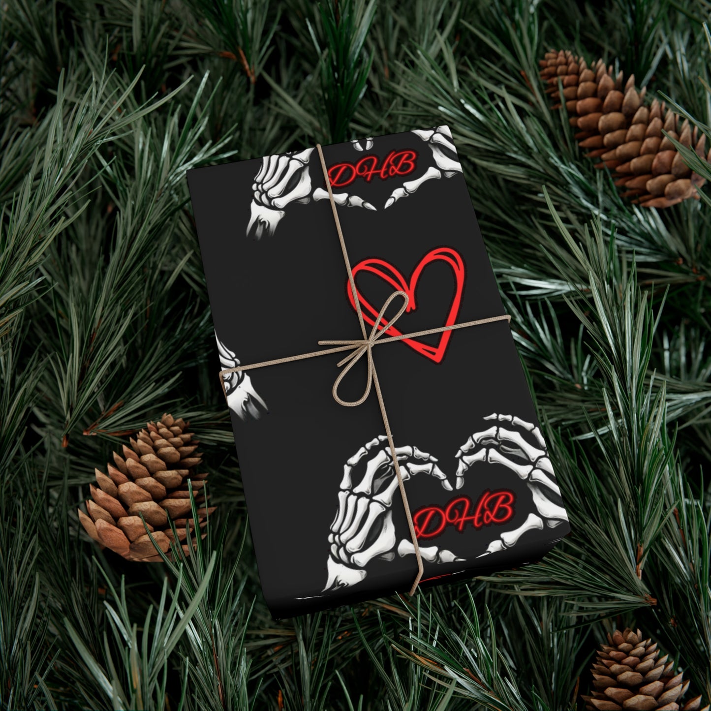 Dark Hearts Gift Wrap