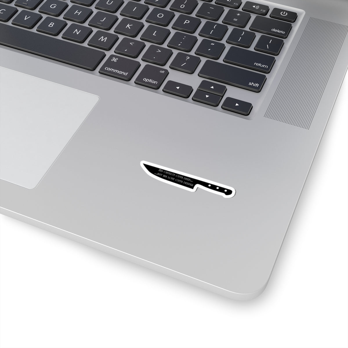 Love cuts deep Kiss-Cut Sticker
