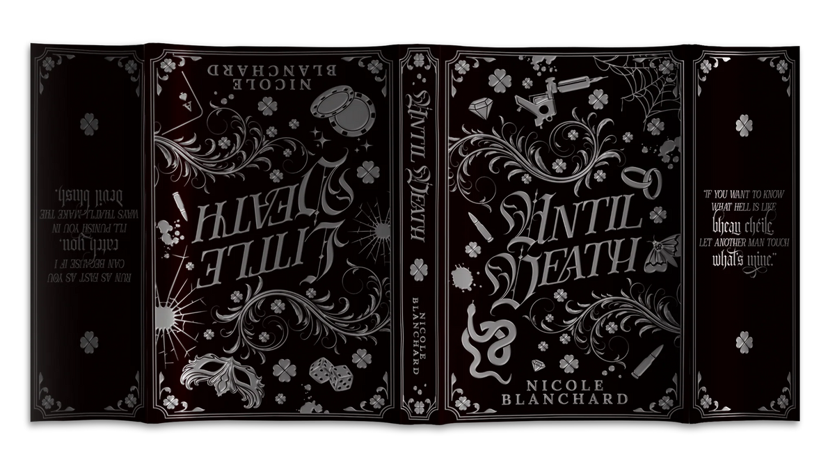 Until Death reversible dust jacket showing the Until Death and Little Death flip design