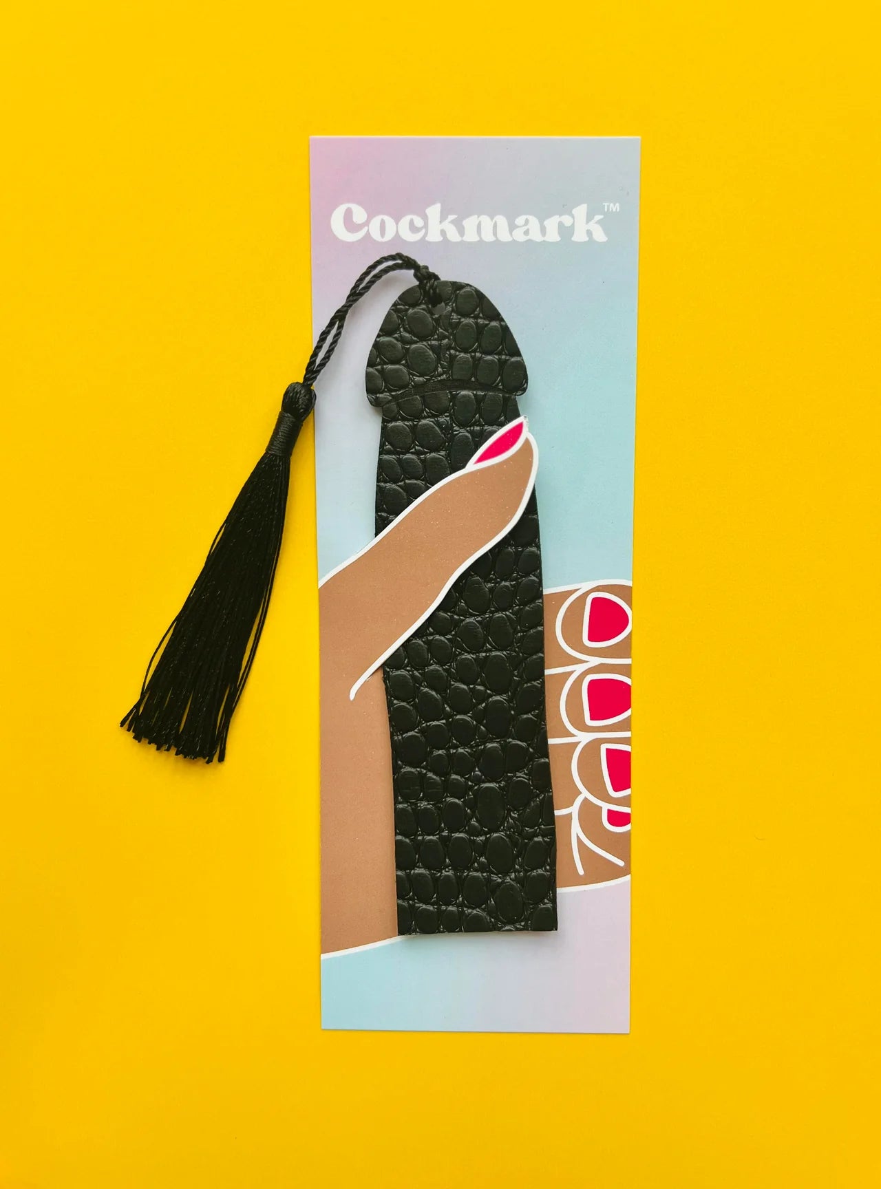Dragon Rider Cockmark Bookmark: Black Tassel