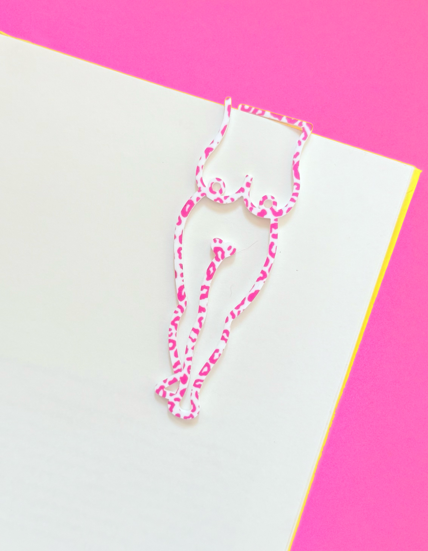 Nipclip Bookmark: Clear Glitter