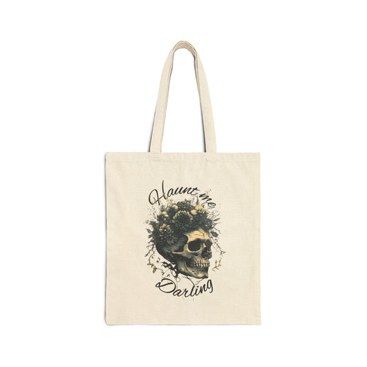 Haunt me darling Canvas Tote Bag