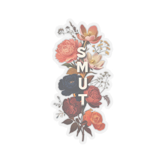 Floral Smut Kiss-Cut Sticker
