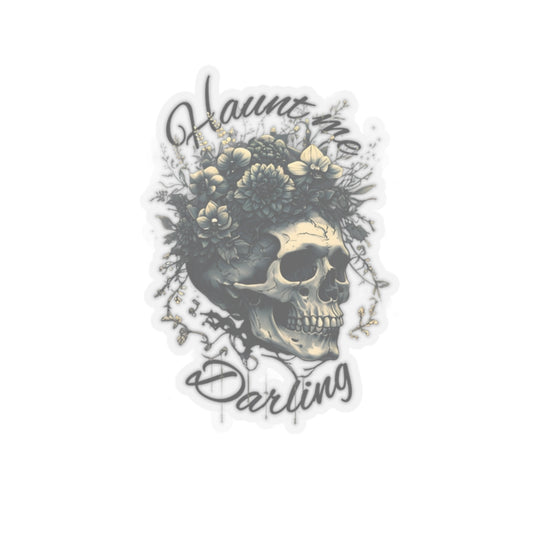 Haunt me Kiss-Cut Sticker