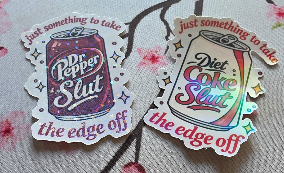 Soda Sl*t Die Cut Sticker