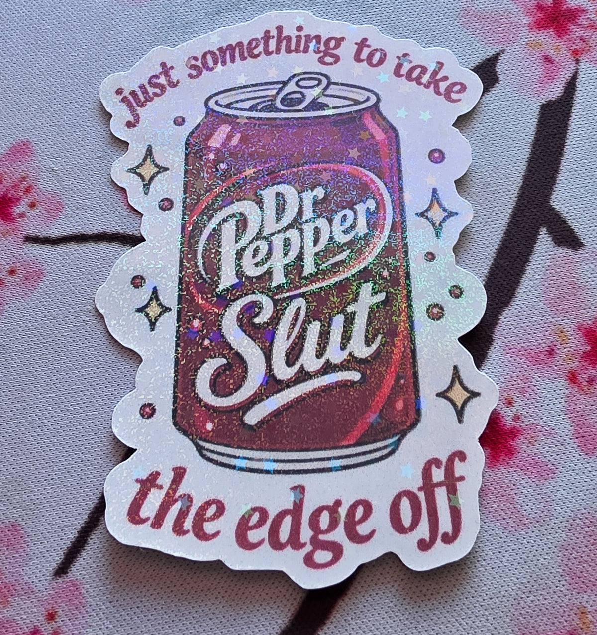 Soda Sl*t Die Cut Sticker