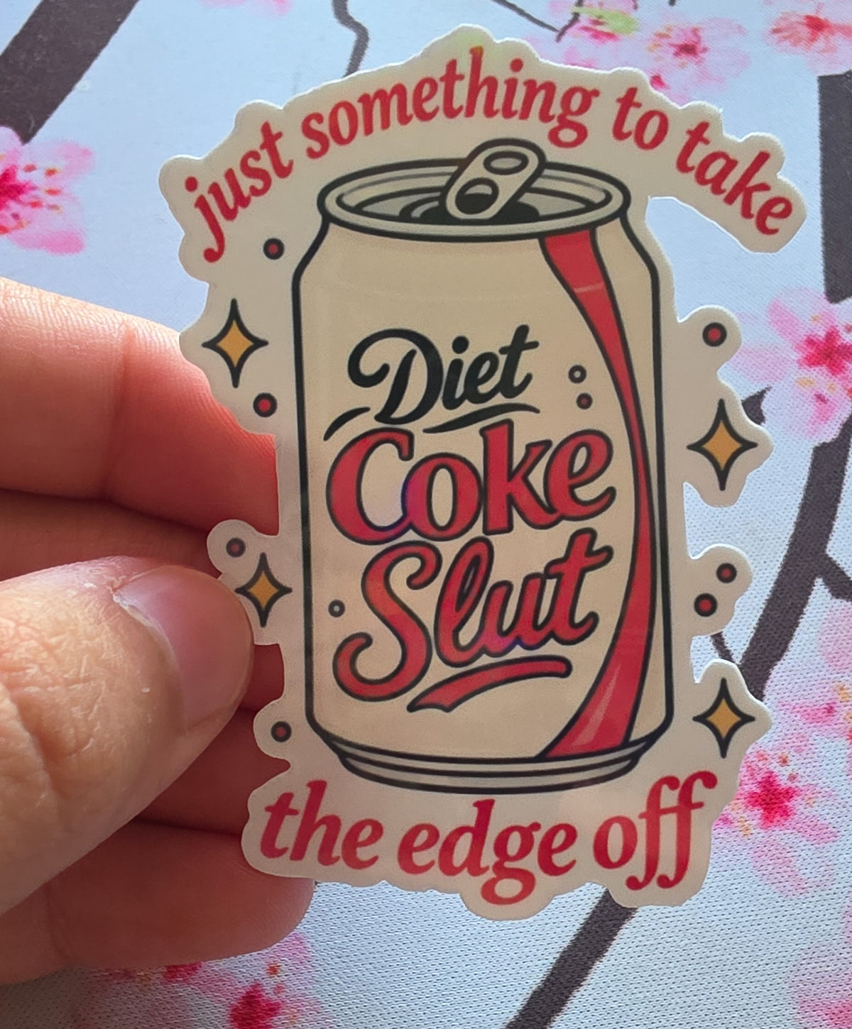 Soda Sl*t Die Cut Sticker