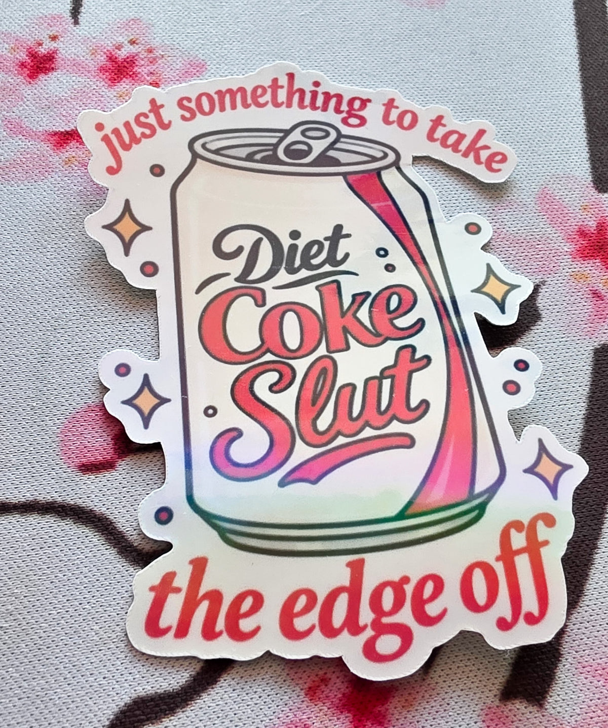 Soda Sl*t Die Cut Sticker