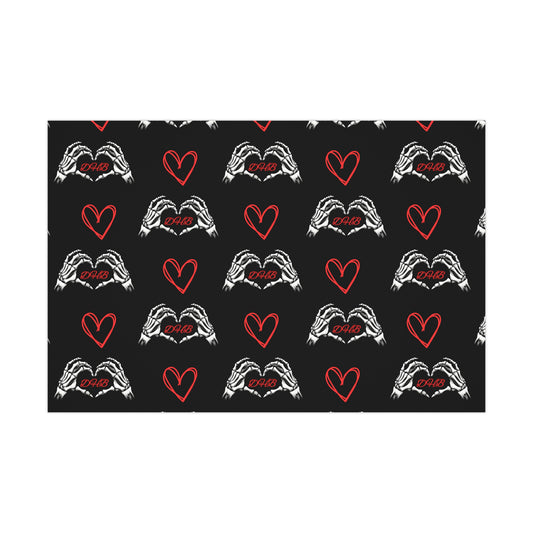 Dark Hearts Gift Wrap