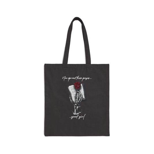 Spread those pages... Canvas Tote Bag