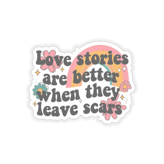 Love stories Kiss-Cut Sticker