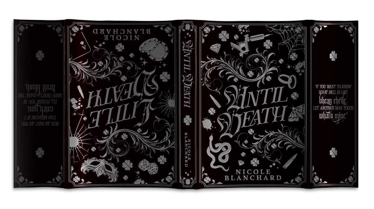 Until Death reversible dust jacket showing the Until Death and Little Death flip design