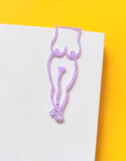 Nipclip: Purple Glitter