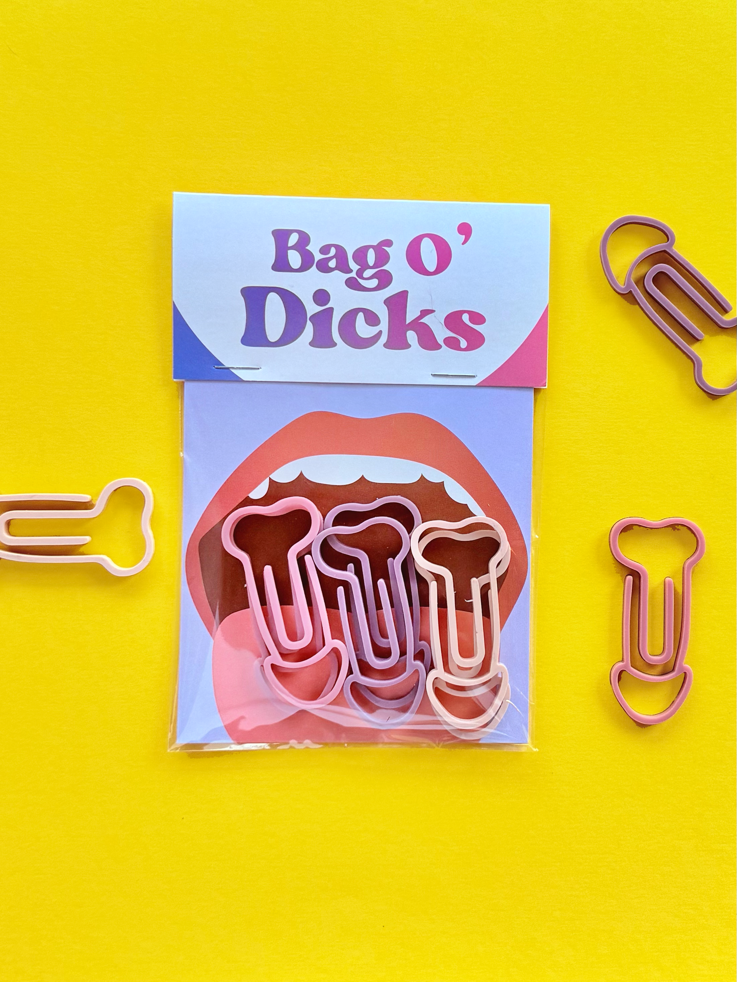 Bag O' Dick Cockclips : Cotton Candy