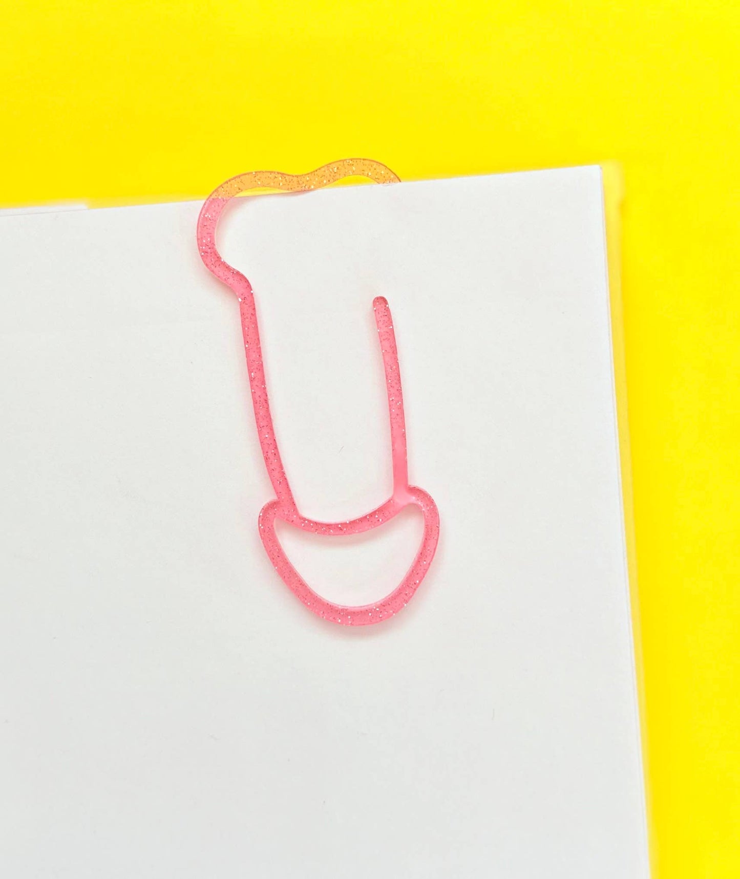 Cockclip Bookmark: Peach & Pink Stripe