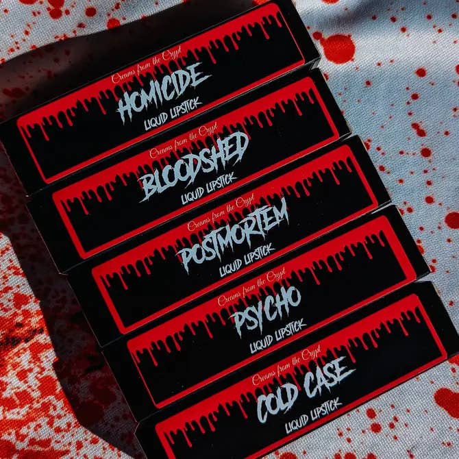 POSTMORTEM - Knife shaped slasher liquid lipstick