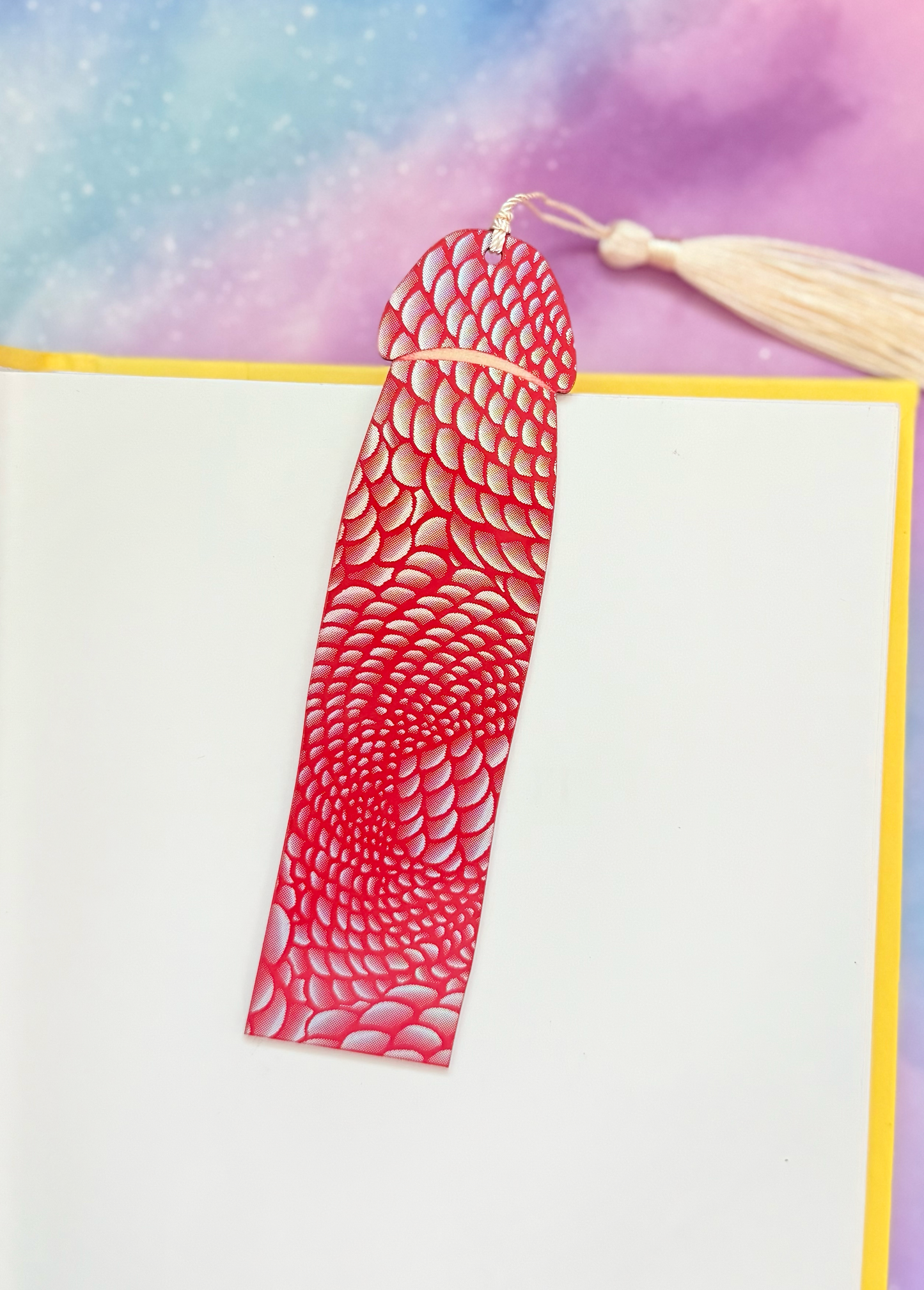 Merman Cockmark Bookmark: Blue