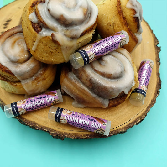 All Natural, Vegan Cinnamon Bun Lip Balm