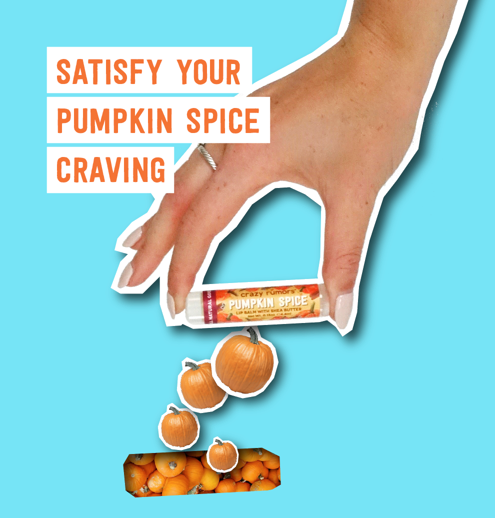 All Natural, Vegan Pumpkin Spice Lip Balm - Seasonal