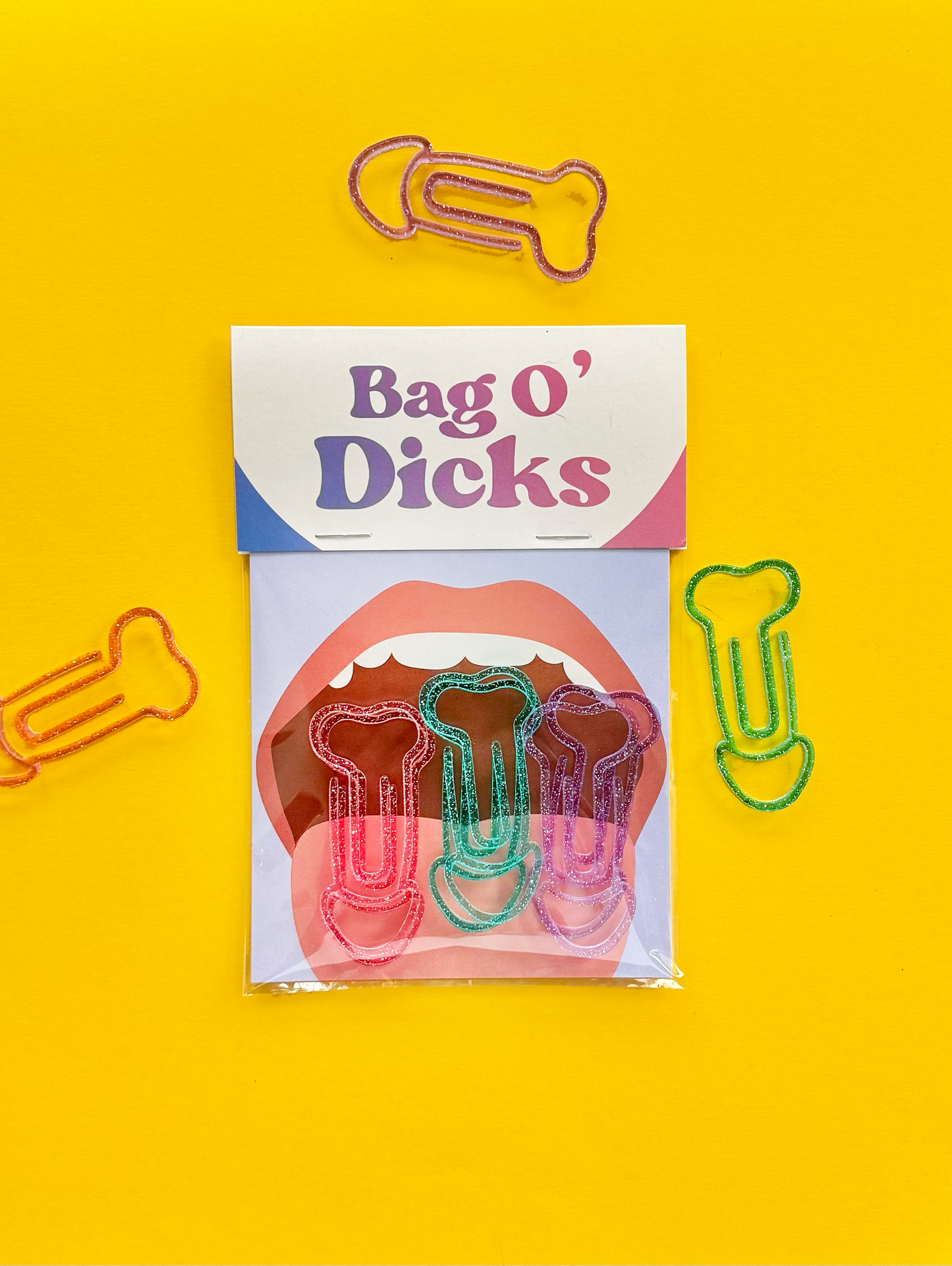 Bag O' Dick Cockclips : Cotton Candy