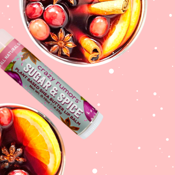 All Natural, Vegan Sugar & Spice  Lip Balm -  Holiday