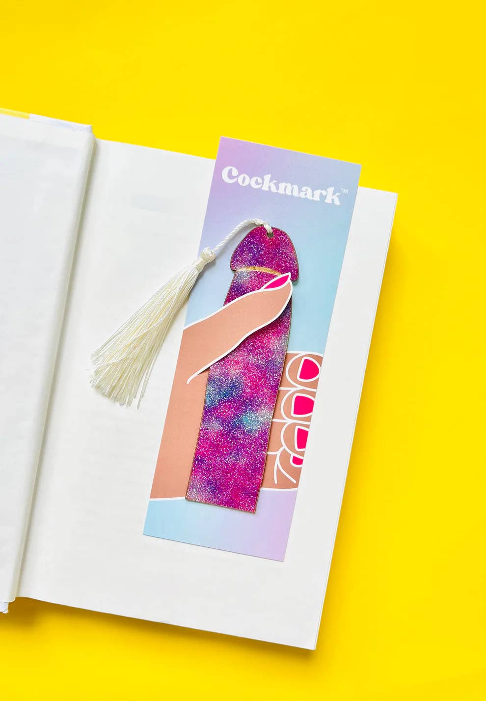 Glitter Cockmark Bookmark: Spring Fever