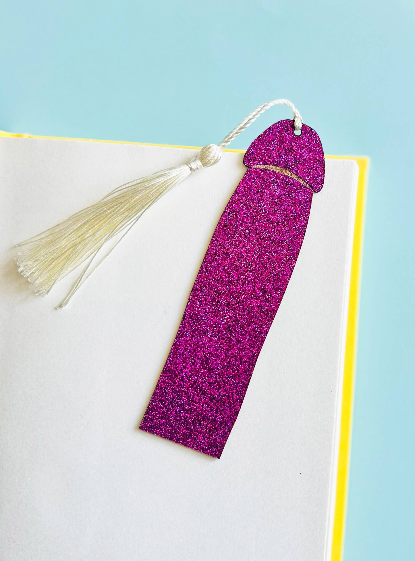 Glitter Cockmark Bookmark: Spring Fever