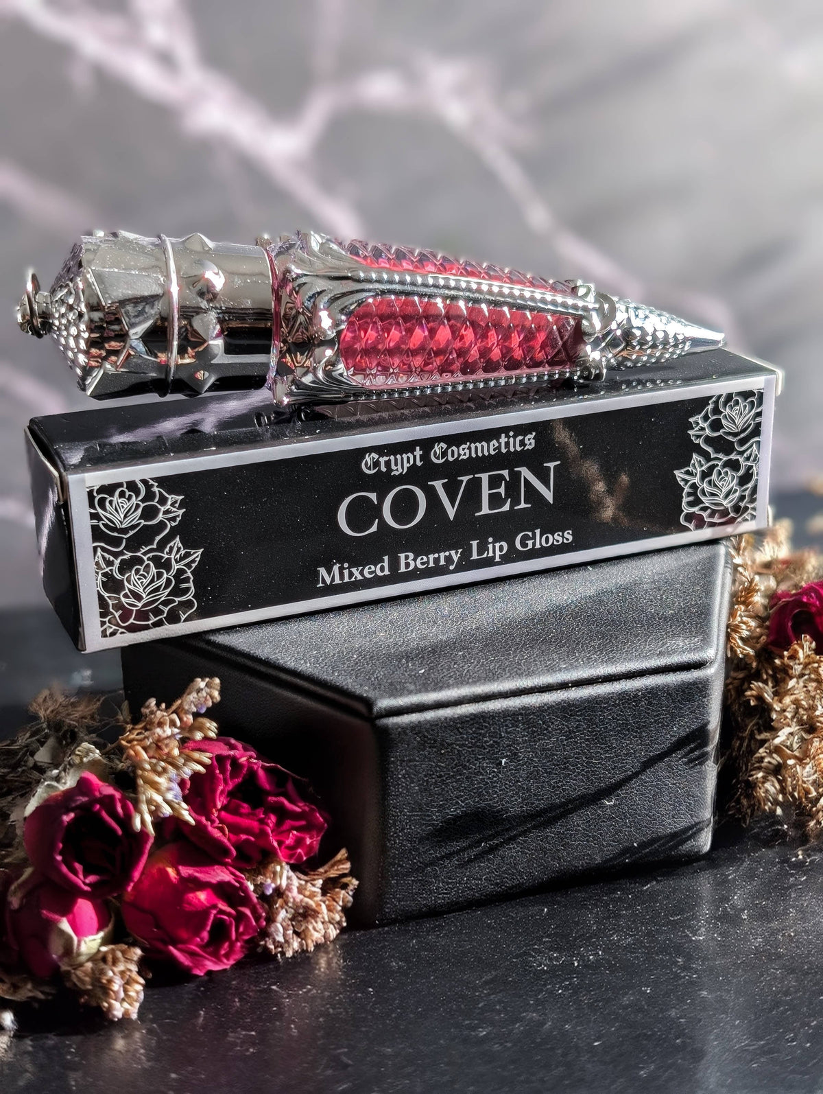 COVEN (Silver Edition) - Wine colored mixed berry lip gloss