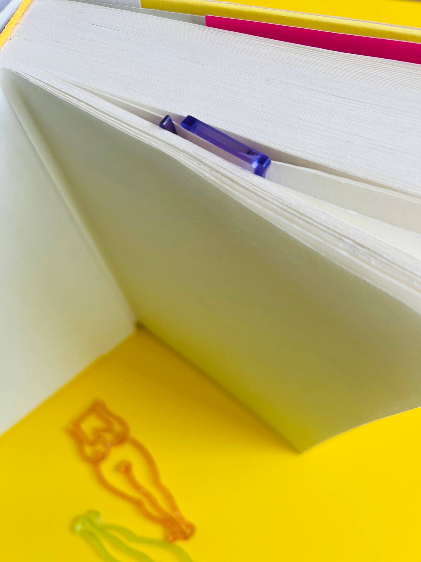 Nipclip Bookmark: Clear Glitter