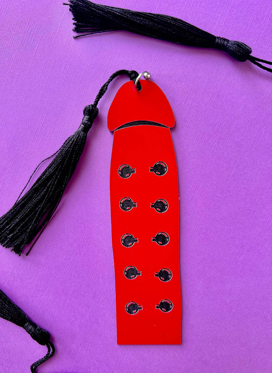 Jacob's Ladder Cockmark: Red Acrylic